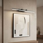 Koupelnové nástěnné LED svítidlo APP1880-1W 80cm BLACK OSW-66035