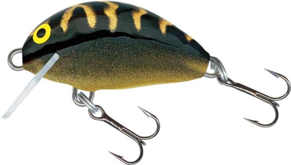 Salmo Wobler Tiny Black Tiger - 3cm Floating,Salmo Wobler Tiny Black Tiger - 3cm Floating