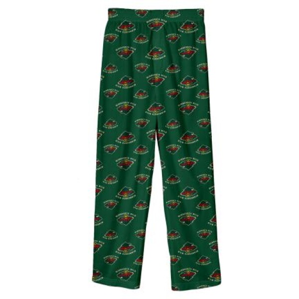 Outerstuff Dětské pyžamové kalhoty Minnesota Wild NHL Team Colored Printed Pant Velikost: Dětské M (9 - 11 let)