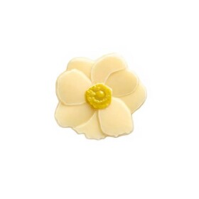 Dortisimo Čokoládová dekorace Magnolia bílá (10 ks)