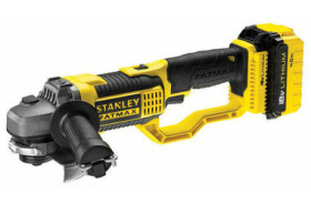 Stanley FMC761M2 / Aku úhlová bruska / 125mm / Li-Ion / 18V / 2x4.0Ah / 8500 ot-min / (FMC761M2-QW)