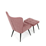 Relaxační křeslo, růžová, sametová látka, AK-303 PINK2