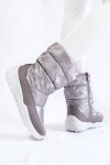 Dámské vysoké boty do sněhu Big Star KK274600 šedé 37