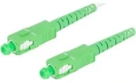 Lanberg SM bílá / Optický patch kabel / SC/APC-SC/APC / Simplex / G657A2 / 30 m (FO-SASA-SS21-0300-WH)