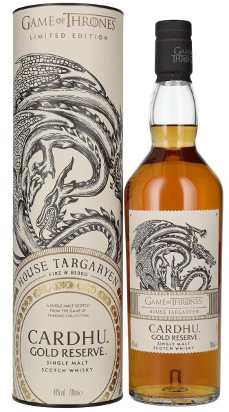 Cardhu GAME OF THRONES House Targaryen Single Malt Whisky 40% 0,7 l (tuba)