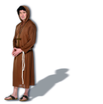 Smiffys.com Kostým mnich hnědý Velikost: L