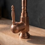REA - Umyvadlová baterie Bona Brush Copper vysoká REA-B6528
