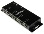 StarTech USB adaptér na 4x sériový port černá / Adaptér RS-232 / FTDI chipset / ocel (ICUSB2324I)