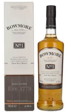 Bowmore No. 1 MALT Islay Single Malt Scotch Whisky 40% 0,7 l (tuba)