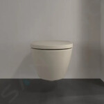 VILLEROY & BOCH - Subway 2.0 Závěsné WC, DirectFlush, CeramicPlus, Almond 5614R0AM