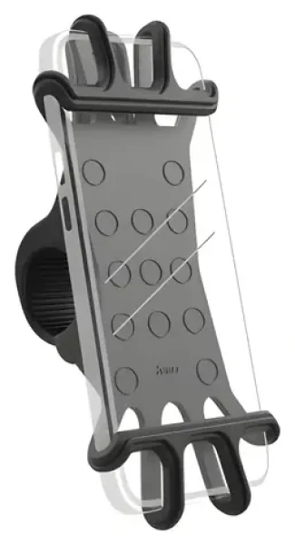 Hama Flexible černá / Držák na kolo / pro telefony 6–8 cm / řídítka 2–3,5 cm (201508)