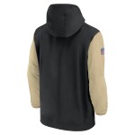 Nike Pánská bunda New Orleans Saints NFL 2024 Sideline Pre-Game Lightweight Player Velikost: 2XL