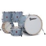 Premier Artist 22" 5pc Heavy Rock Shell Pack Steel Grey