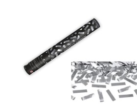 Ptakoviny.cz Vystřelovací konfety STŘÍBRNÉ, 40 cm