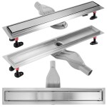 REA - Scarico lineare Neox Superflow BRUSH NICKEL 70 REA-G2706