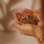 GINGERLY BIO sypaný čaj – Učím se zpomalit 50 g, oranžová barva, papír, textil