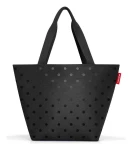 Reisenthel Shopper M Glossy dots black 15 L REISENTHEL-ZS7075