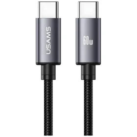 USAMS U91 Tarnish / Datový kabel / USB-C (M) - USB-C (M) / 60W PD / 1 m (SJ769USB01)