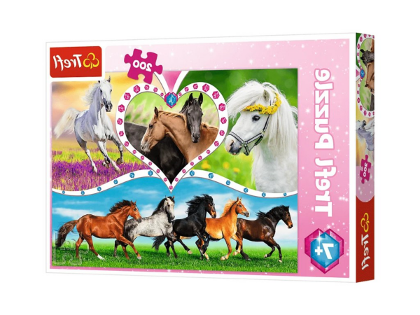 Mamido Puzzle 200 dílků Krásní koně Trefl 13248