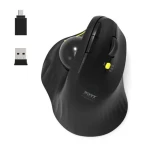 PORT CONNECT ERGONOMIC TRACKBALL černá / Bezdrátová ergonomická myš / 2.4 Ghz / USB-A/C / 1600 DPI (900719)