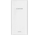 CANYON PB-2001 20000 mAh bílá / Powerbanka / 5V / 2.1A / 2x USB-A / Smart IC (CNE-CPB2001W)