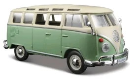 Maisto Volkswagen Van "Samba" zeleno-krémová