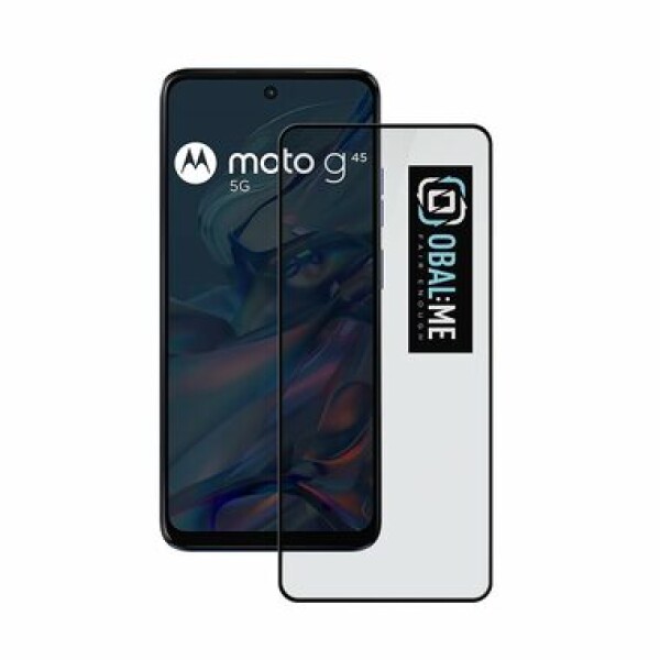 OBAL:ME 5D Tvrzené Sklo pro Motorola G45 černá (57983123362)