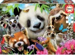 EDUCA Puzzle Selfie černookých kamarádů