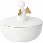 Räder Porcelánová úložná dózička Angel, bílá barva, porcelán