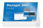 Stolní kalendář 2026 Helma - Plánovací - Manager Europe