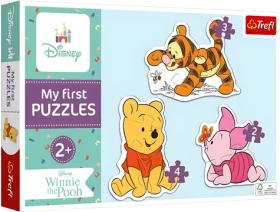 TREFL Baby puzzle Medvídek Pú 3v1