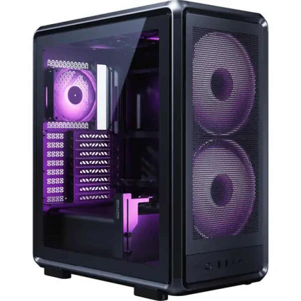Cooler Master Masterframe 500 Mesh ARGB černá / SSI-CEB / 2x USB-A 3.2 / 1x USB-C 3.2 / 2x 200mm / 1x 120mm / bez zdroje (MF500M-KHNN-S01)