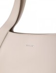 Trendy dámská koženková kabelka na rameno Calyste Middle Cream, béžová