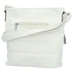Trendy dámská koženková crossbody kabelka Skyler, bílá