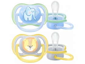 Philips AVENT Šidítko Ultra air Pastel 0-6m, 2 ks - kluk