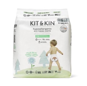Kit & Kin Ekologické plenkové kalhotky pull-ups 6 15+ kg 18ks