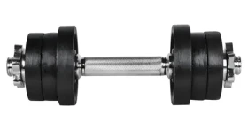 RULYT Angular / Jednoruční nakládací činka / 9 kg / 30mm tyč / 6x kotouč