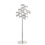 Stoff Nagel Designový stojan pro svícny STOFF Nagel Chrome, stříbrná barva, kov