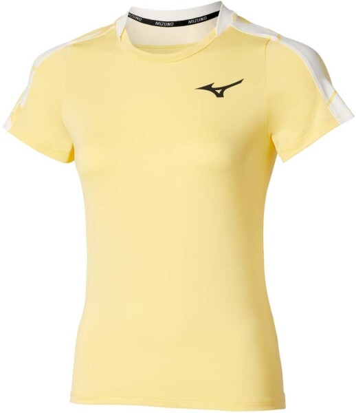 Mizuno Dámské tričko Daybreakers Printed SS Tee W Lemon Tonic - Běžecké tričko Mizuno Daybreakers Printed SS Tee 62GAC70044 Velikost textilu: XS