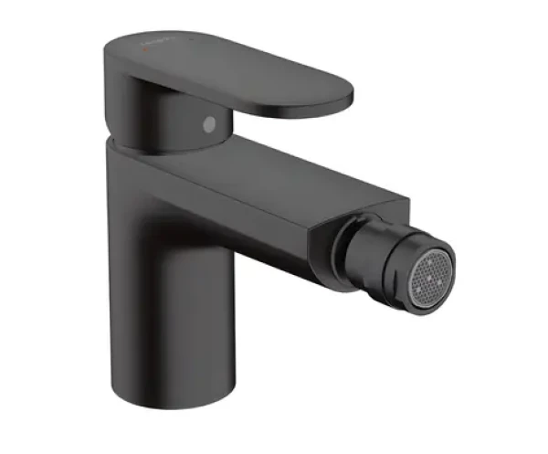 Hansgrohe Bidetová baterie s výpustí matná černá / Bidetová baterie / jednootvorová montáž / EcoSmart (71210670)