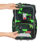 Školní aktovka Step by Step GIANT, Black Cat Chiko - 5 dílný set, AGR certifikát