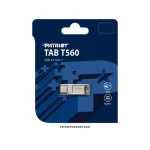 Patriot TAB T560 64GB stříbrná / Flash disk / USB-A + USB-C / USB 3.2 Gen 1 / čtení: 120 MB/s (PS64GT560DS5D)