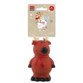 DOG FANTASY Hračka Winter Tale Sob / Vinyl s pískátkem / Pro psy / 11 cm (454-857569)