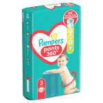 Pampers Pants Plenkové Kalhotky Velikost 3, 62 Kusů, 6kg-11kg