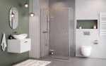 BESCO - Obdélníkový sprchový kout PIXA CHROM - Rozměr A - 100, Rozměr B - 90, Směr zavírání - Pravé (DX) BCPIXA1090OBDP