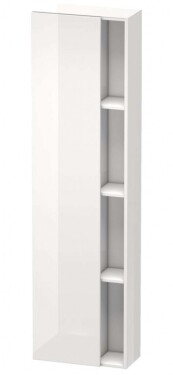 DURAVIT - DuraStyle Skříňka vysoká 180x50x24 cm, levá, lesklá bílá DS1248L2222
