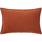 Ib Laursen Bavlněný povlak na polštář Rust Stripe 40 × 60 cm, oranžová barva, textil