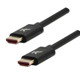 Logo HDMI 2.1 2 m černá / Kabel HDMI / Ultra High Speed / samec - samec / 8K 60Hz / pozlacené konektory