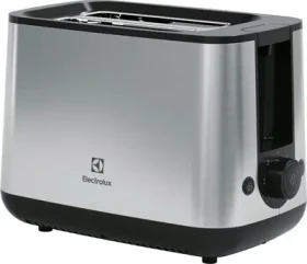Rozbaleno - Electrolux E3T1-3ST stříbrná / Topinkovač / 800 W / 2 sloty / 7 stupňů opékání / rozbaleno (E3T1-3ST.rozbaleno)