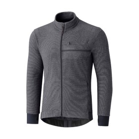 Mikina Shimano TRANSIT FLEECE JERSEY, Raven Velikost: XXXl